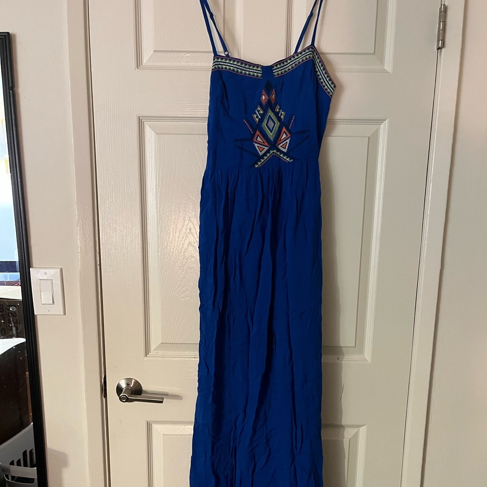 Flying Tomato stitched Maxi dress